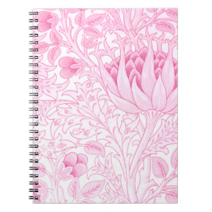 William Morris Artichoke Pale Pink Notebook