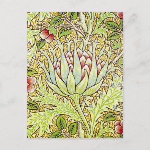 William Morris Artichoke Postcard