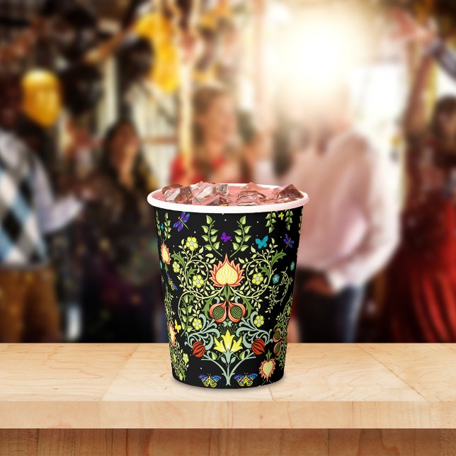 William Morris Arts And Crafts Pattern Paper Cups (Creator Uploaded)