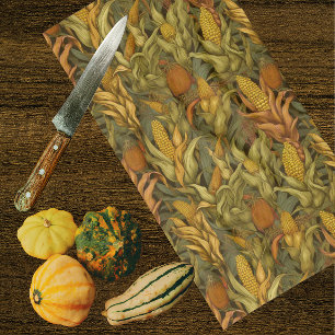 William Morris Autumn Corn Retro Kitchen Towel