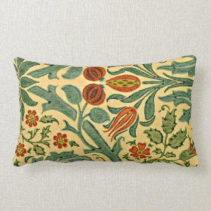 William Morris - Autumn Flower pattern Lumbar Pillow