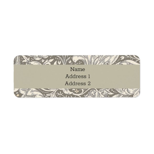 William Morris Bachelor's Button antique damask (Front)