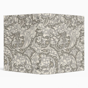 William Morris Bachelor's Button antique damask Binder