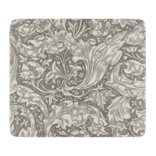 William Morris Bachelor's Button antique damask Cutting Board