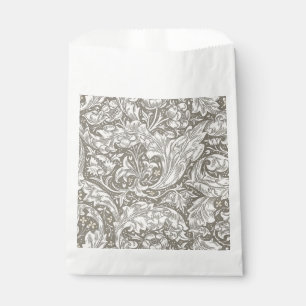 William Morris Bachelor's Button antique damask Favour Bag