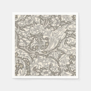 William Morris Bachelor's Button antique damask Napkin