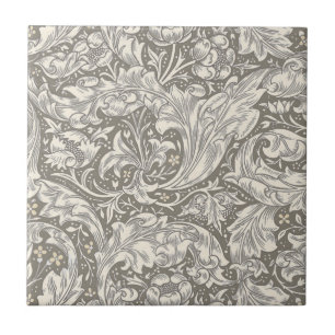 William Morris Bachelor's Button antique damask Tile