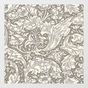 William Morris Bachelor's Button antique damask Window Cling