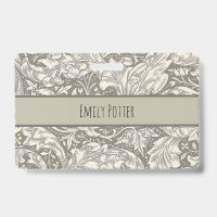 William Morris Bachelor's Button Flower Floral Bot