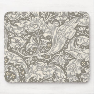 William Morris Bachelor's Button Flower Floral Bot Mouse Pad