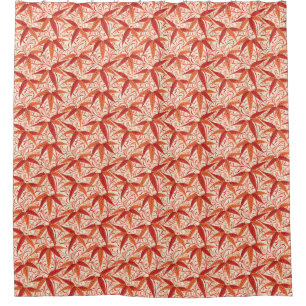 William Morris Bamboo Print, Mandarin Orange