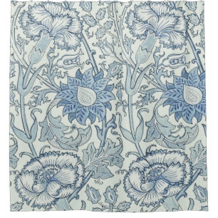 William Morris Beautiful floral pattern, blue,rose