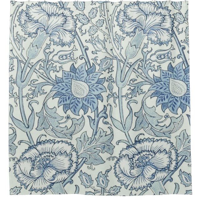 William Morris Beautiful floral pattern, blue,rose (Front)