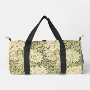 William Morris Beige Floral Gym Women's Bag