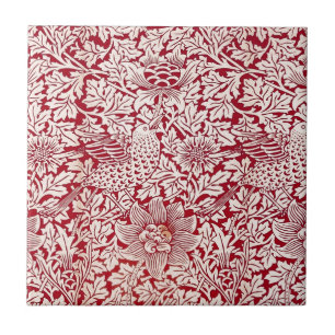 William Morris Bird and Anemone Tile