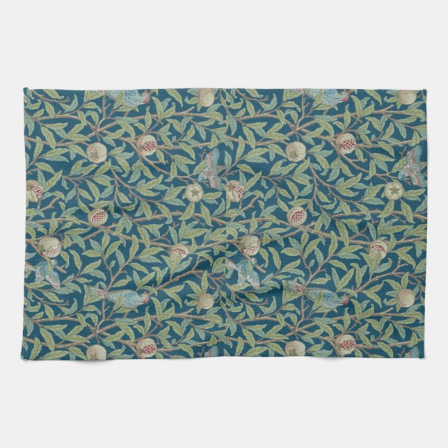 William Morris "Bird and Pomegranate"  Kitchen Towel (Horizontal)