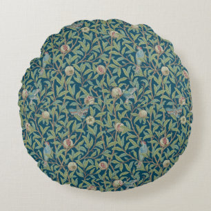 William Morris "Bird and Pomegranate" Round Pillow