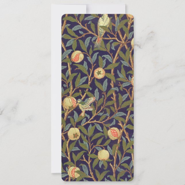 William Morris Bird And Pomegranate Vintage Art (Front)