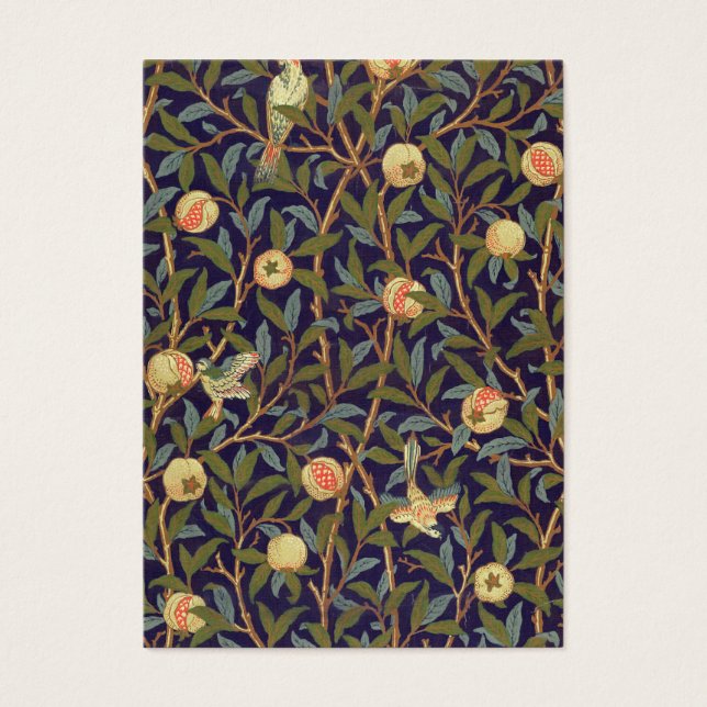 William Morris Bird And Pomegranate Vintage Art (Front)