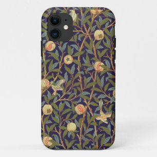 William Morris Bird And Pomegranate Vintage Art iPhone 11 Case
