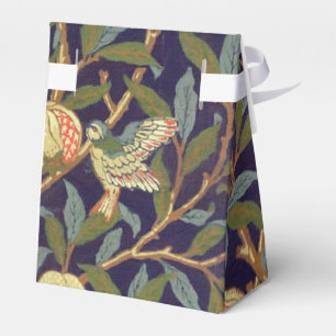 William Morris Bird And Pomegranate Vintage Art Favor Box