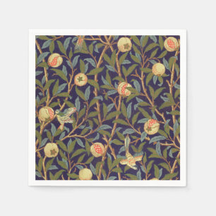 William Morris Bird And Pomegranate Vintage Art Napkin