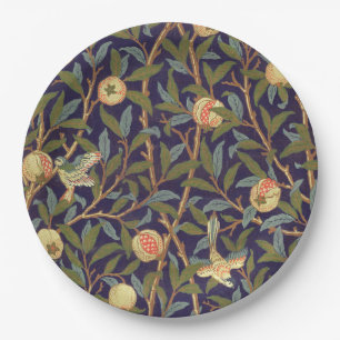 William Morris Bird And Pomegranate Vintage Floral Paper Plate