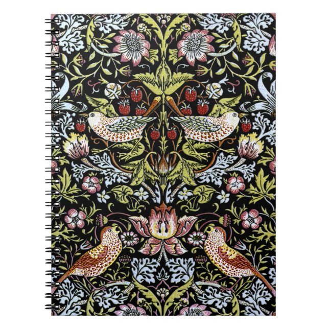 William Morris birds and flowers 2 Notebook (Front)