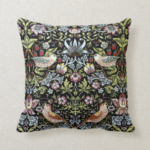 William Morris birds and flowers 2 Throw Pillow