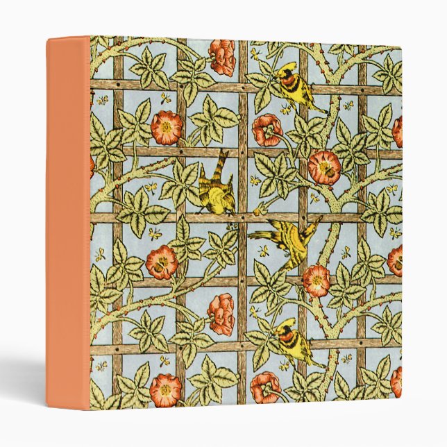William Morris birds and flowers pattern Binder (Front/Spine)