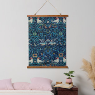 William Morris Birds famous pattern Hanging Tapestry