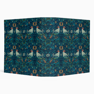 William Morris - Birds Floral Pattern Splicing Binder
