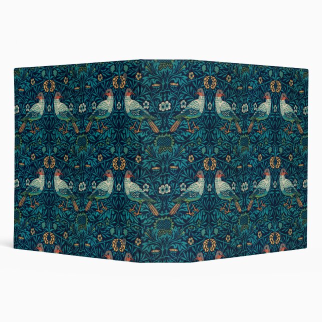William Morris - Birds Floral Pattern Splicing Binder (Background)