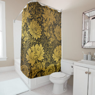 William Morris Black And Gold Floral Pattern