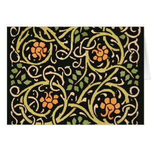 William Morris Black Floral Art