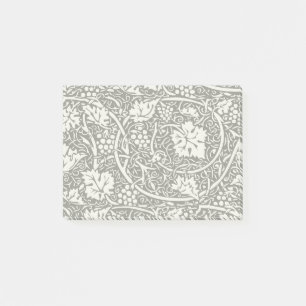 William Morris Black White Grape Vine Post-it Notes