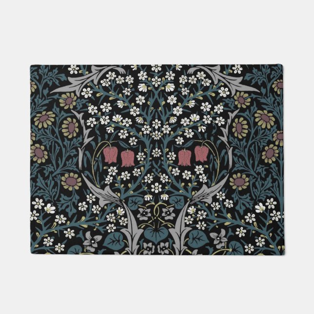 William Morris Blackthorn Doormat (Front)