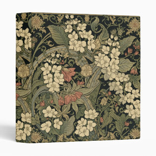 William Morris Blackthorn Floral Art Nouveau Binder