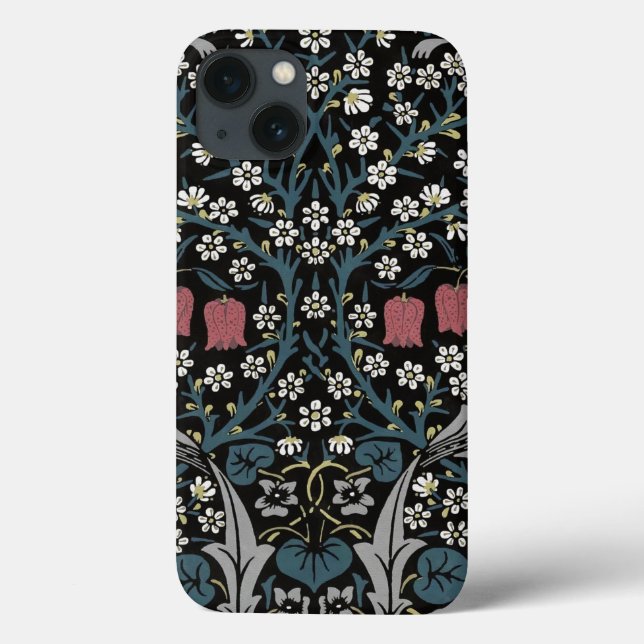 William Morris Blackthorn Floral Art Nouveau Case-Mate iPhone Case (Back)