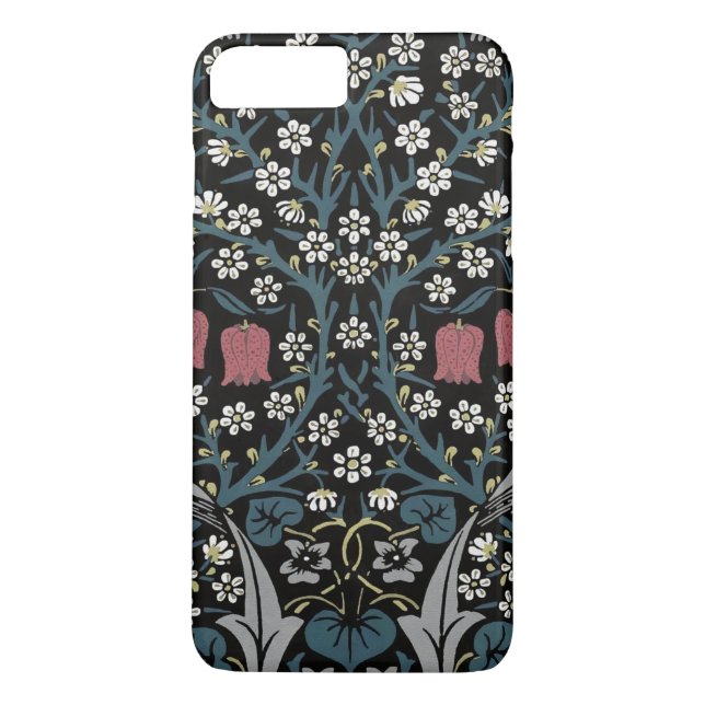 William Morris Blackthorn Floral Art Nouveau Case-Mate iPhone Case (Back)