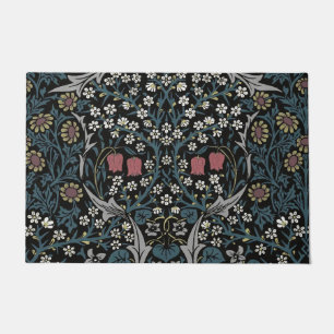 William Morris Blackthorn Floral Art Nouveau Doormat