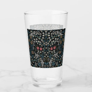 William Morris Blackthorn Floral Art Nouveau Glass