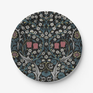William Morris Blackthorn Floral Art Nouveau Paper Plate