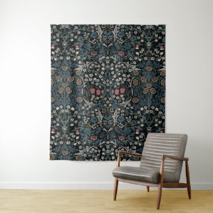 William Morris Blackthorn Floral Art Nouveau Tapestry