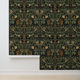 William Morris Blackthorn Floral Art Nouveau Wallpaper