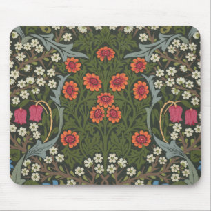 William Morris Blackthorn Garden Flower Classic Mouse Pad
