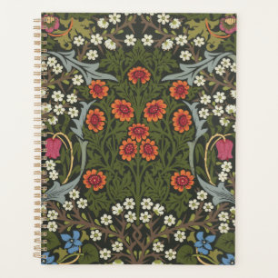 William Morris Blackthorn Garden Flower Classic Planner