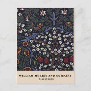 William Morris Blackthorn Postcard