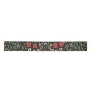 William Morris Blackthorn Tapestry Floral Satin Ribbon