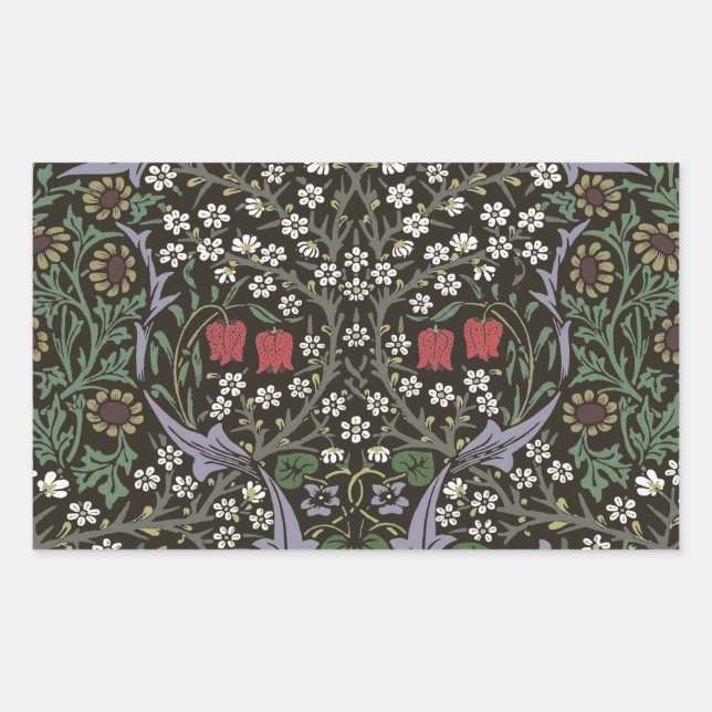 William Morris Blackthorn Tapestry Floral Sticker (Front)